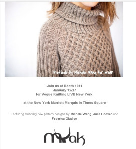 “Orizzonti Tibetani” a Vogue Knitting LIVE New York