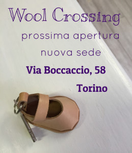Dal 2 aprile Wool Crossing si trasferisce in Via Boccaccio, 58 – Torino