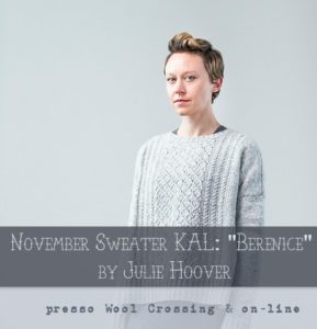November Sweater KAL: “Berenice (for Adult)” by Julie Hoover
