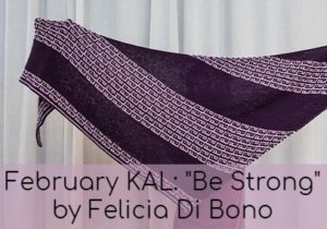 February KAL: “Be Strong” by Felicia Di Bono