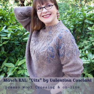 March Sweater KAL: “Vitz” by Valentina Cosciani