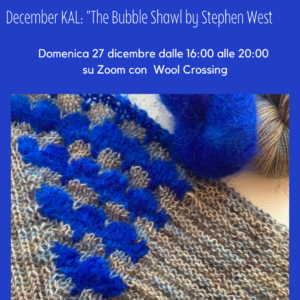 December KAL: “The Bubble Shawl” by Stephen West