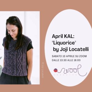 April KAL: “Liquorice” by Joji Locatelli
