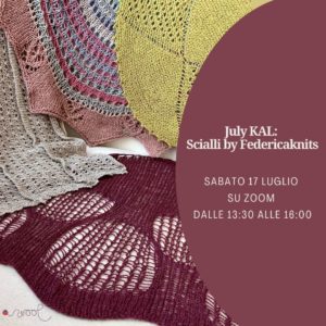 July KAL: Scialli by Federicaknits