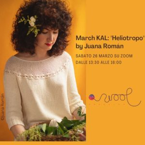 March KAL: “Heliotropo” by Juana Román