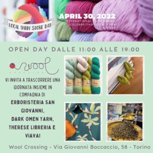 Local Yarn Store Day a Wool Crossing – programma