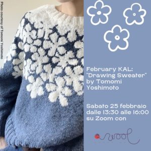 February KAL: “Drawing Sweater” by Totomi Yoshimoto